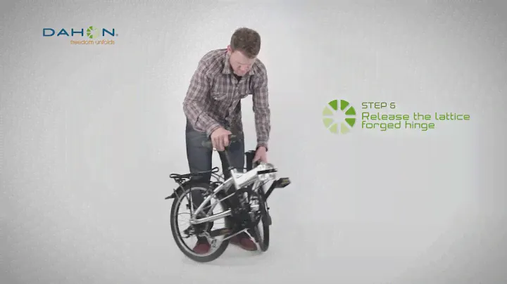 How to fold and unfold your DAHON   Mariner, Speed, Vitesse, Boardwalk inc telescoping handlepost