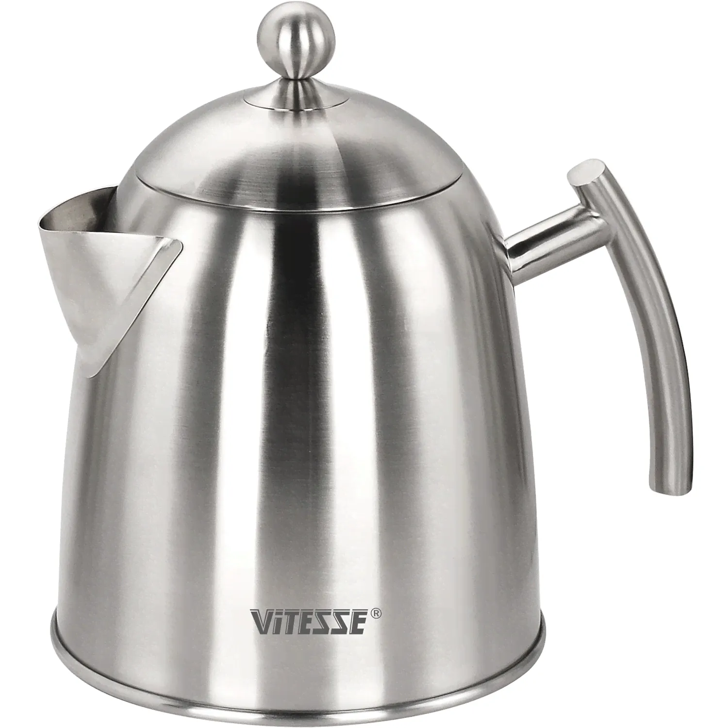 Чайник VITESSE, 1,7л, нерж.сталь-0