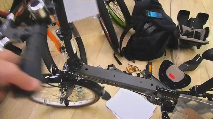 WeeRide on a Dahon Vitesse Folding Bike in Halfords