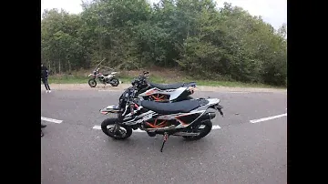 KTM 690 SMCR FULL VS BRIDEE (BRIDLED)